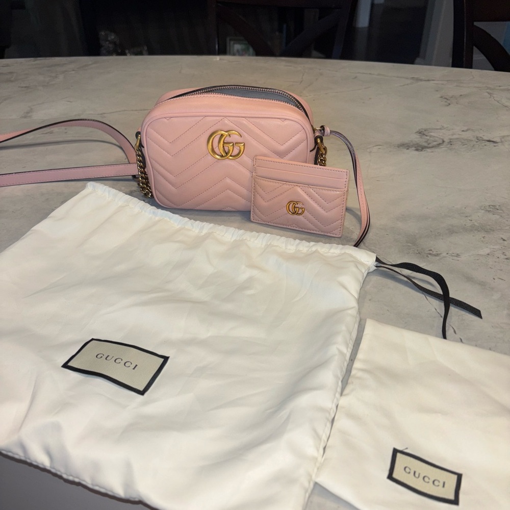 Gucci Marmont Crossbody Bag AND Card Holder - Picture 3 of 16